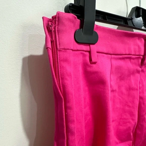 H&M tailored fuchsia pants size 8 no flaws - Picture 3 of 8
